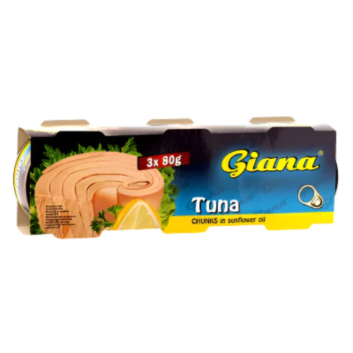 GIANA Ton Bucati in Ulei 3 x 80 g - WALTI