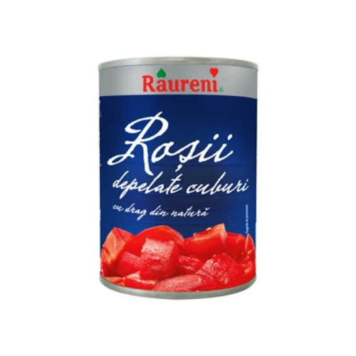 RAURENI Rosii Decojite Cuburi 380 g - WALTI