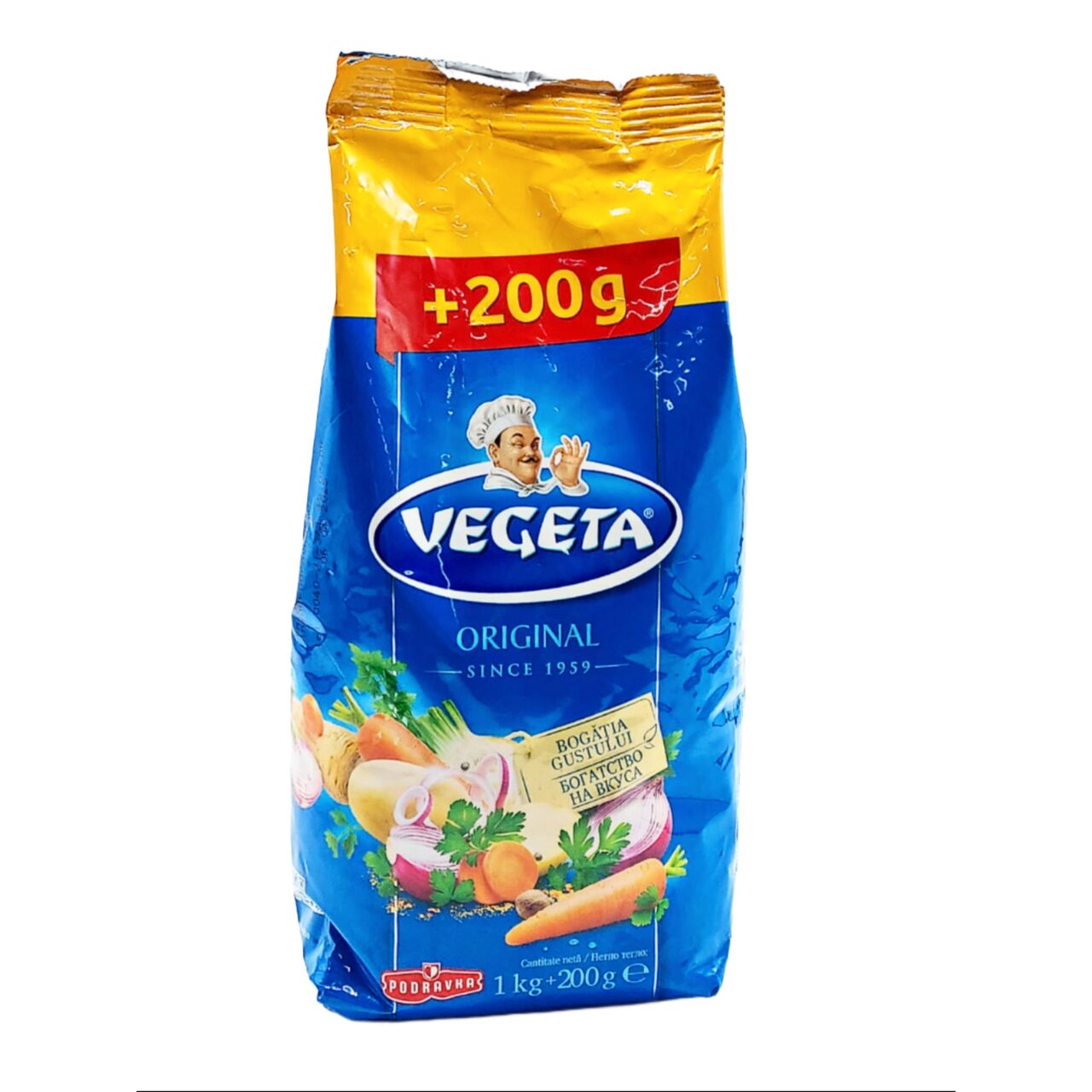 VEGETA Baza Mancare cu Legume 1 Kg + 200 g - WALTI