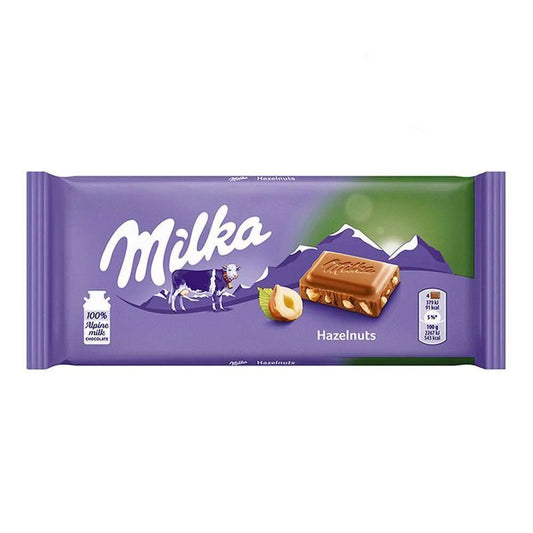 milka Ciocolata Lapte si Alune 90 g