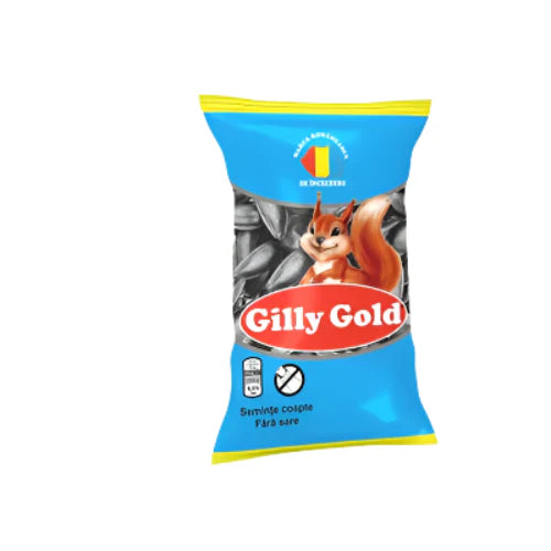 GILLY GOLD Seminte Floarea Soarelui Negre fara Sare 12 x 100 g - WALTI