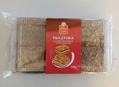Fine Life Prajitura Crema cu Aroma de Vanilie si Arahide 220 g - WALTI