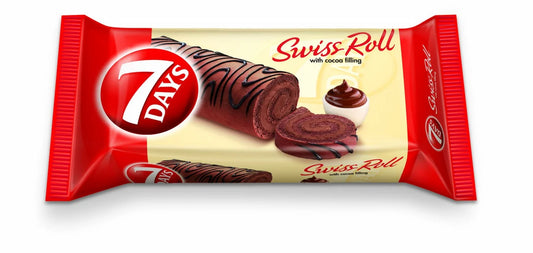 7 DAYS Swiss Roll Rulada Cacao 200 g - WALTI