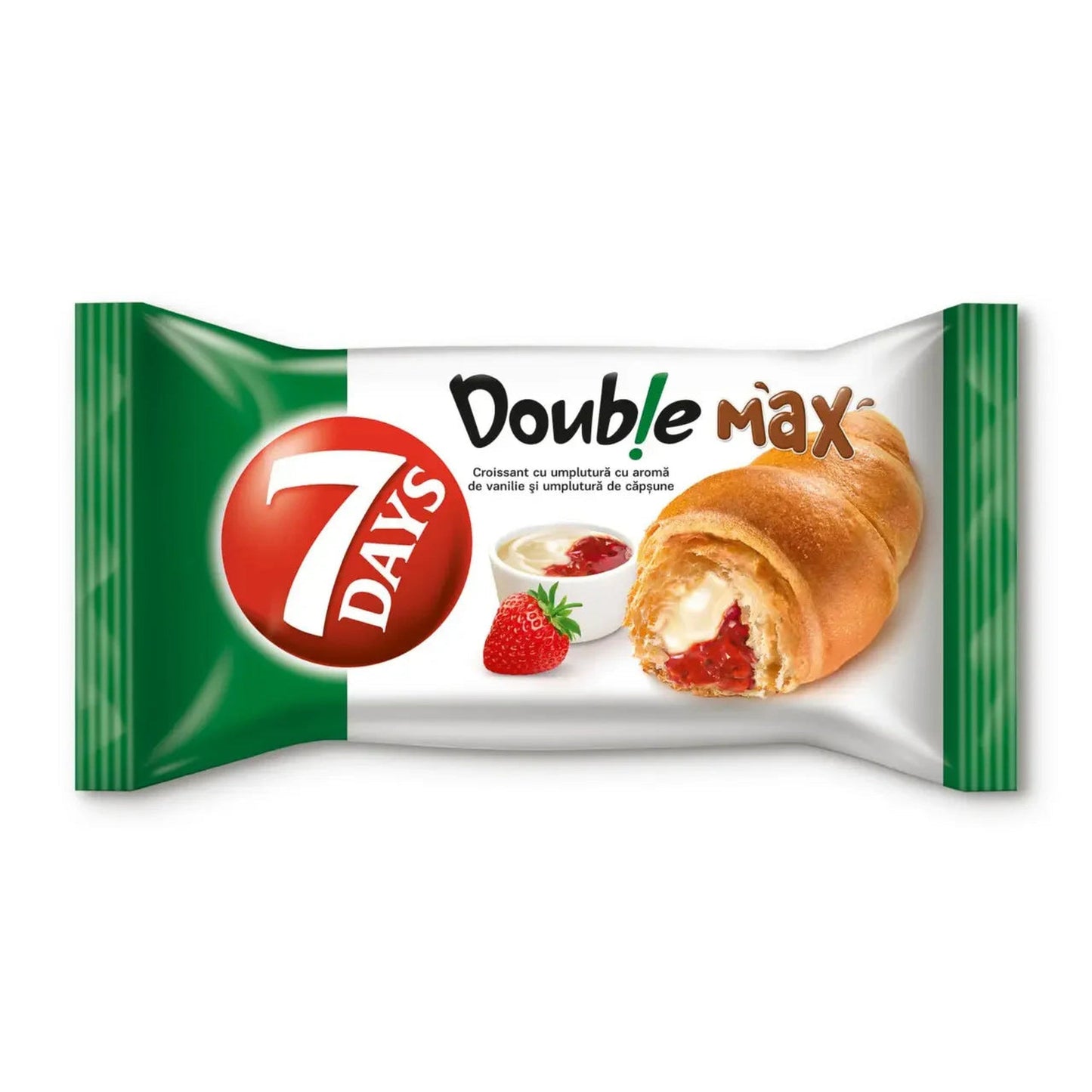 7 DAYS Croissant Double Vanilie & Capsune 80 g