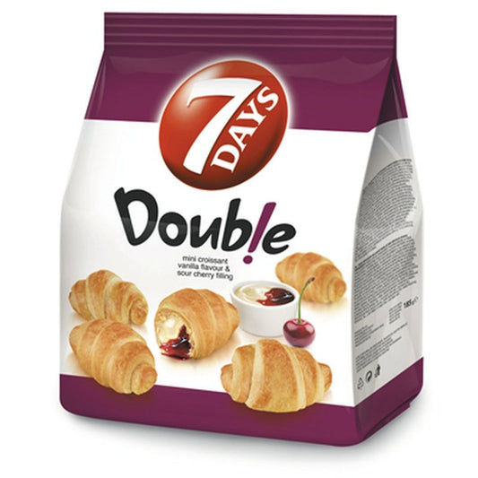 7 DAYS Croissant Mini Double Vanilie & Visine 185 g