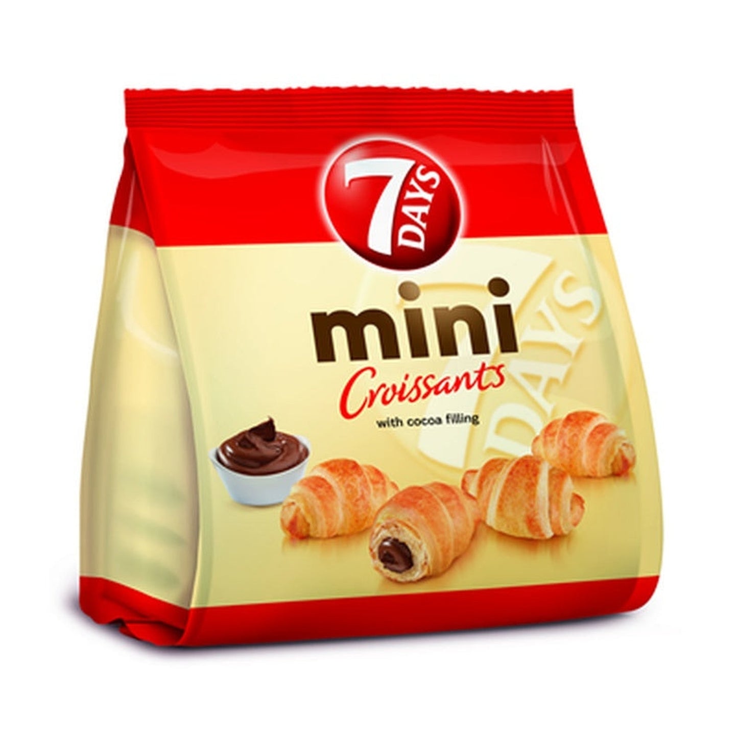 7 DAYS Mini Croissant Umplutura De Cacao 185 g