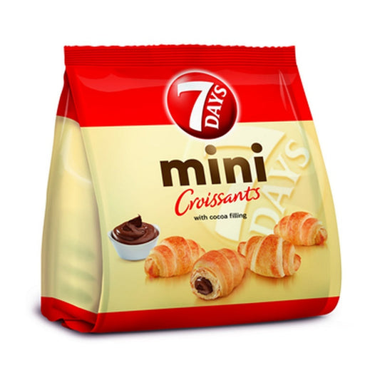 7 DAYS Mini Croissant Umplutura De Cacao 185 g