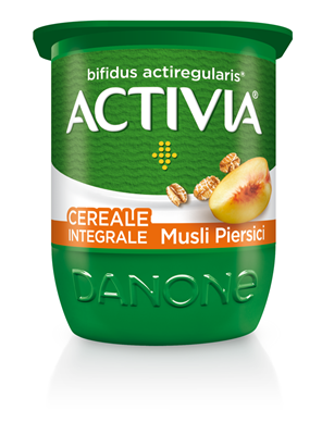 ACTIVIA Iaurt Musli & Piersici 125 g