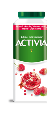 ACTIVIA Iaurt de Baut Rodie & Zmeura 320 g