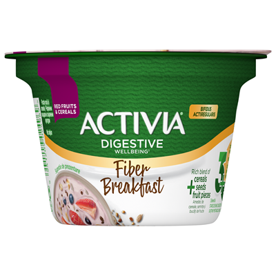 ACTIVIA Mic Dejun Fructe Rosii si Cereale 170 g