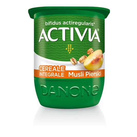 ACTIVIA Iaurt Musli & Piersici 125 g
