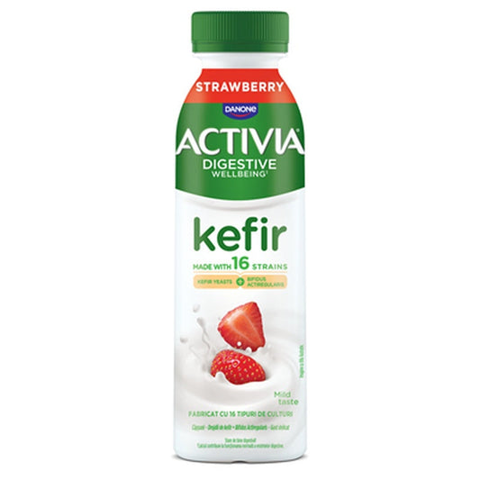 ACTIVIA Kefir de Baut Capsuni 280 g