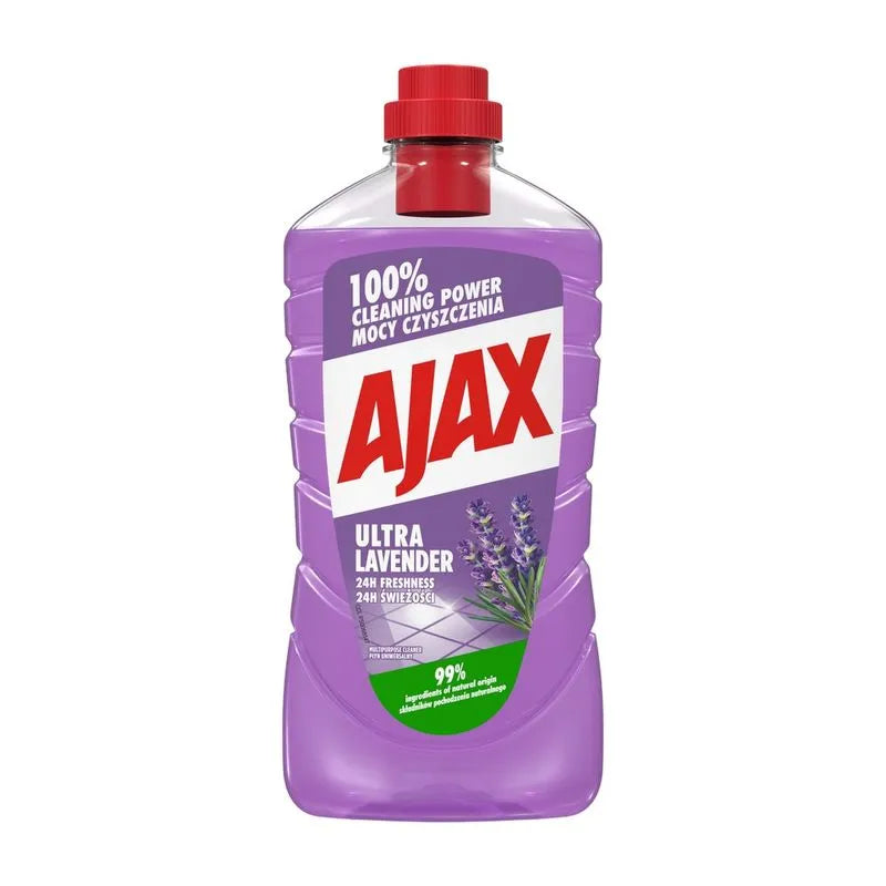 AJAX Ultra Lavender Detergent Pardoseli & Suprafete 1 L - WALTI