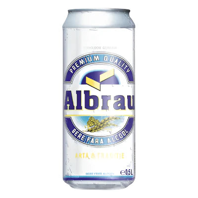 ALBRAU Bere Blonda Fara Alcool Doza SGR 0,5 L - WALTI