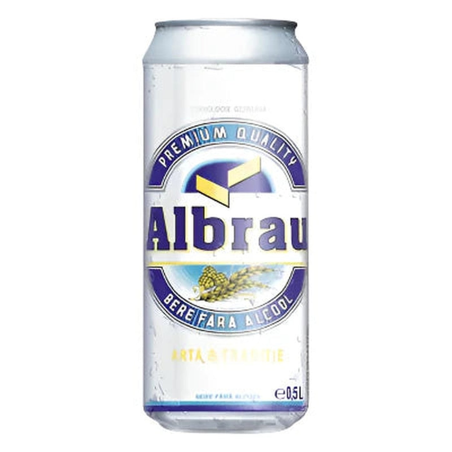 ALBRAU Bere Blonda Fara Alcool Doza SGR 0,5 L