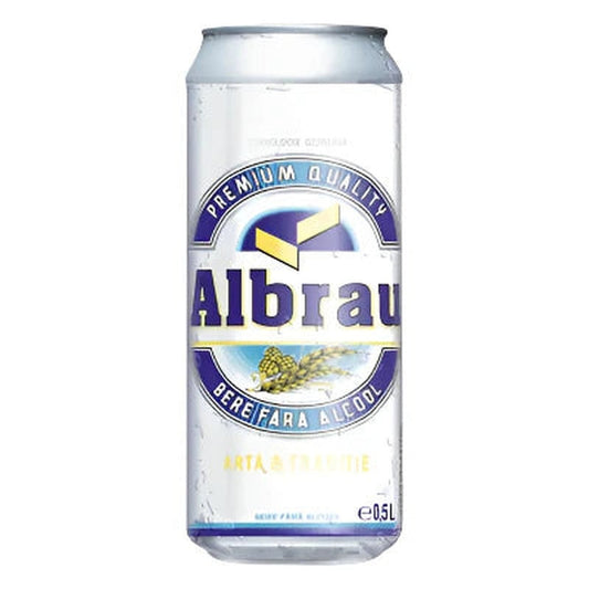 ALBRAU Bere Blonda Fara Alcool Doza SGR 0,5 L