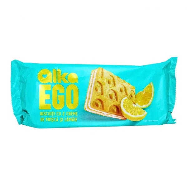ALKA Ego Biscuiți cu Cremă cu Frisca si Lamaie 135 g - WALTI