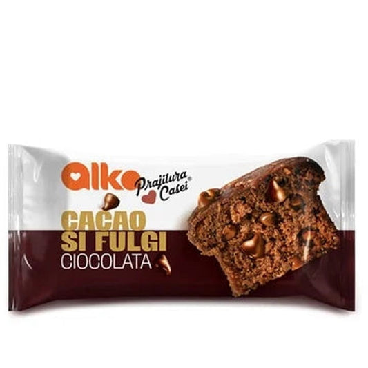 ALKA Prajitura Casei Cacao si Fulgi de Ciocolata 300 g
