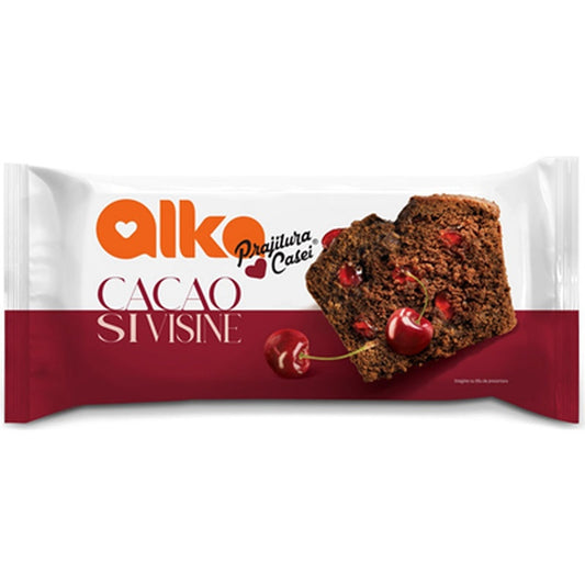 ALKA Prajitura Casei Cacao si Gem de Visine 350 g