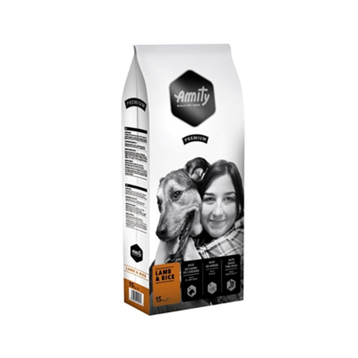 AMITY Premium Hrana pentru Caini Adulti Miel/Orez 15 Kg