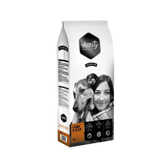 AMITY Premium Hrana pentru Caini Adulti Miel/Orez 15 Kg