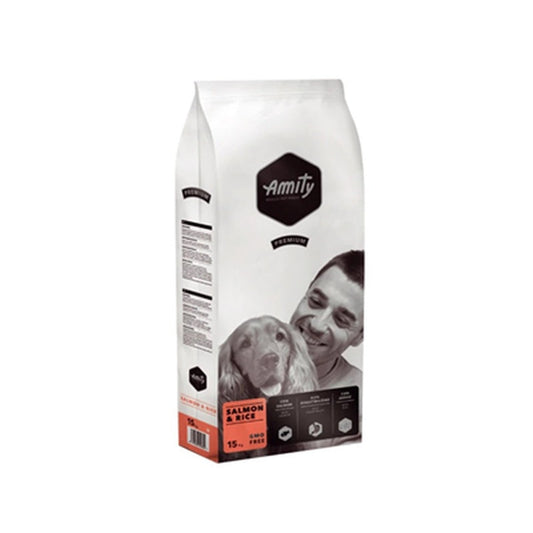 AMITY Premium Hrana pentru Caini Adulti Somon/Orez 15 Kg