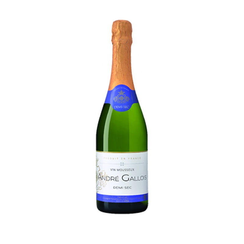 ANDRÉ GALLOIS Vin Spumant Alb Demisec SGR 0,75 L