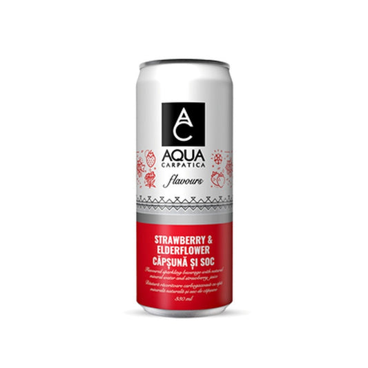 AQUA CARPATICA Apa Flavours Capsuna si Soc Doza SGR 4 x 0,33 L