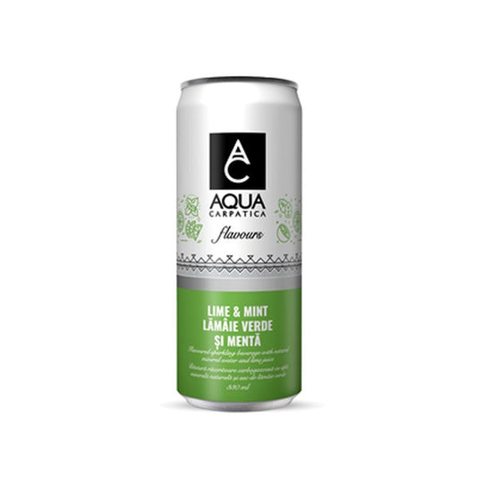 AQUA CARPATICA Apa Flavours Lamaie Verde si Menta Doza SGR 4 x 0,33 L