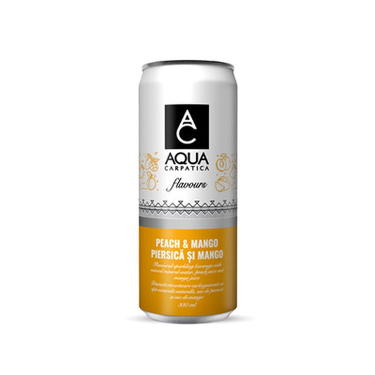 AQUA CARPATICA Apa Flavours Piersica si Mango Doza SGR 4 x 0,33 L