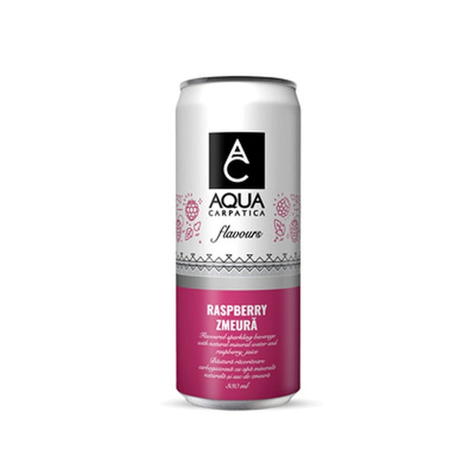 AQUA CARPATICA Apa Flavours Zmeura Doza SGR 4 x 0,33 L