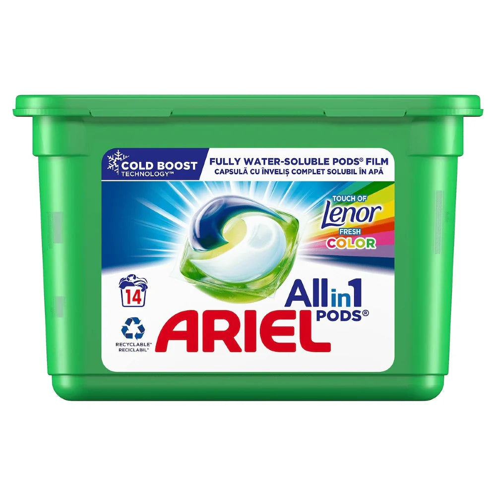ARIEL 3in1 Detergent Rufe Color 14 capsule - WALTI