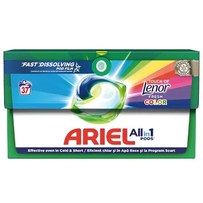 ARIEL Touch of Lenor Detergent Rufe Color 37 capsule - WALTI