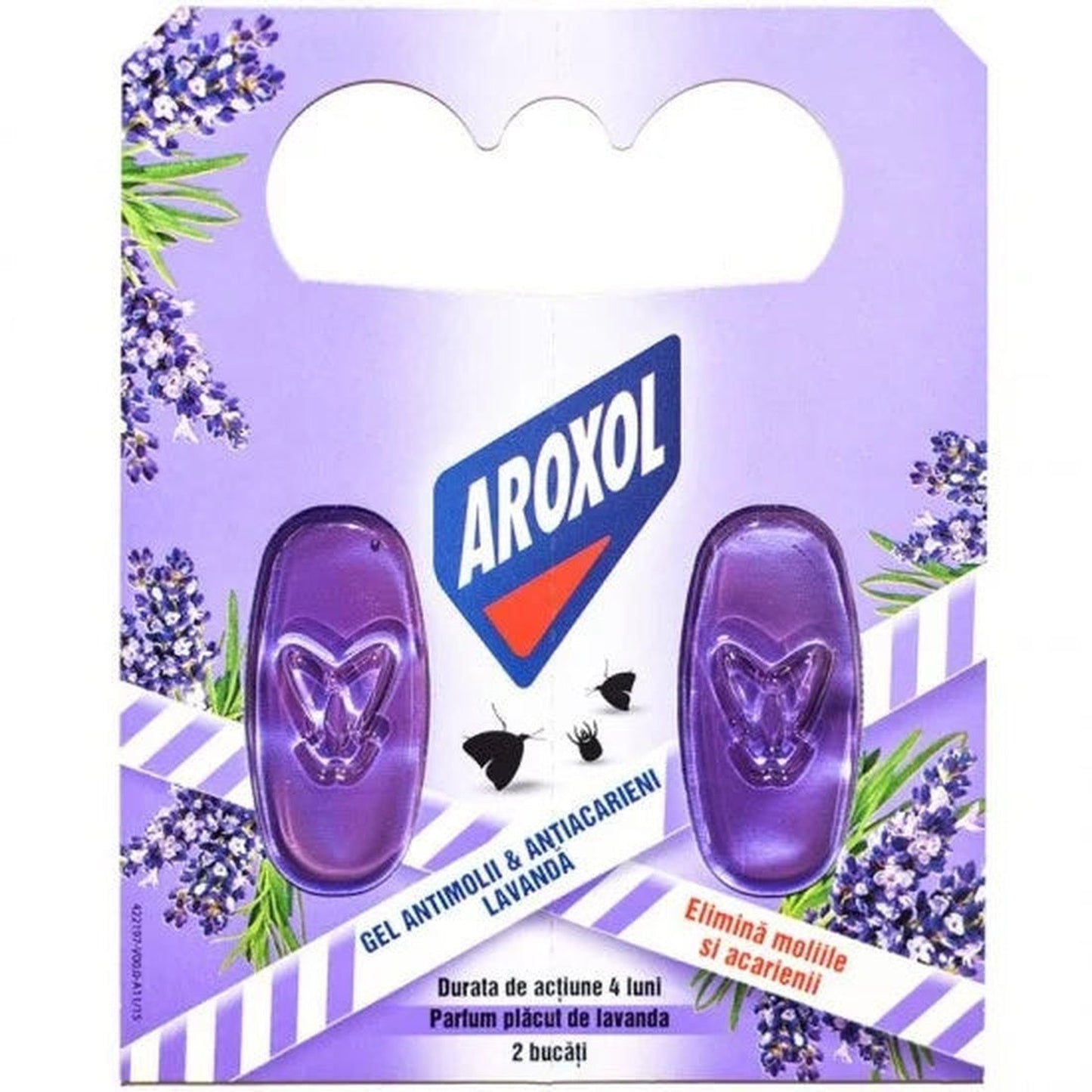 AROXOL Gel Anti Molii cu Parfum de Lavanda 2 bucati