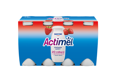 Actimel Iaurt Capsuni 8 x 100 g