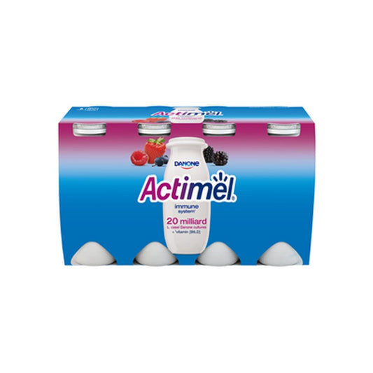 Actimel Iaurt de Baut Fructe De Padure 8 x 100 g
