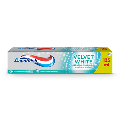 Aquafresh Alb Catifelat Pasta de Dinti 125 ml