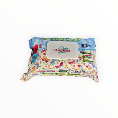 BABY WISH Servetele Umede Copii 120 bucati