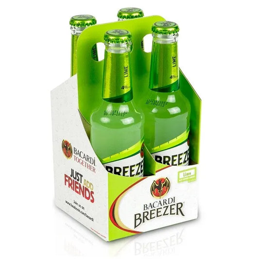 BACARDI BREEZER Lime SGR 4 x 0,275 L - WALTI
