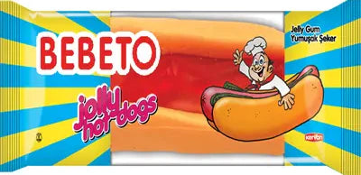 BEBETO Jeleu Hot Dogs 24 x 30 g - WALTI
