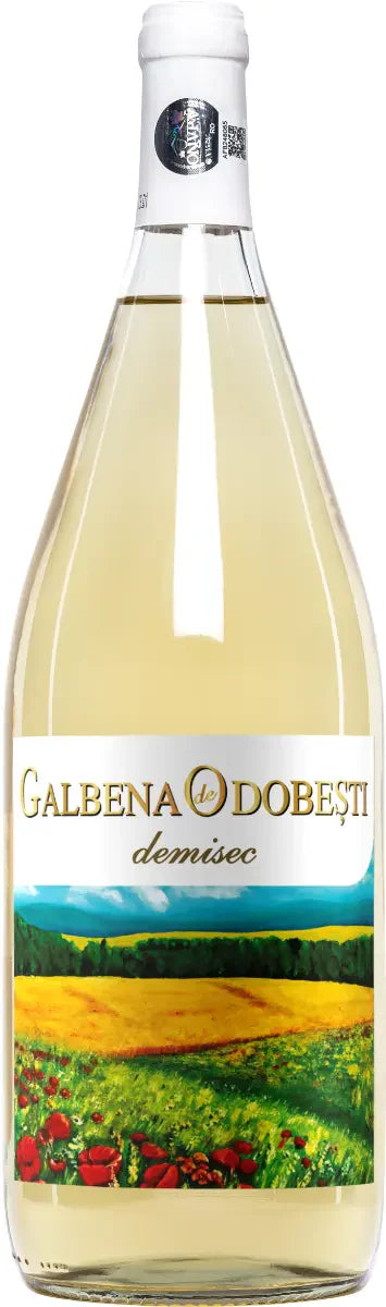 BECIUL DOMNESC GALBENA ODOBESTI Vin Alb Demisec SGR 0,75 L - WALTI