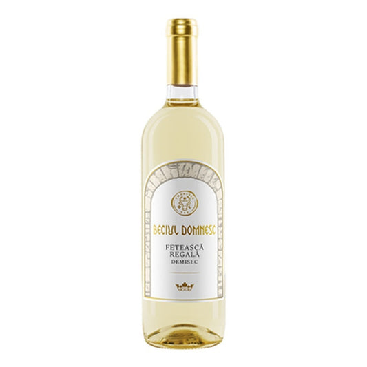 BECIUL DOMNESC Feteasca Regala Vin Alb Demisec SGR 0,75 L