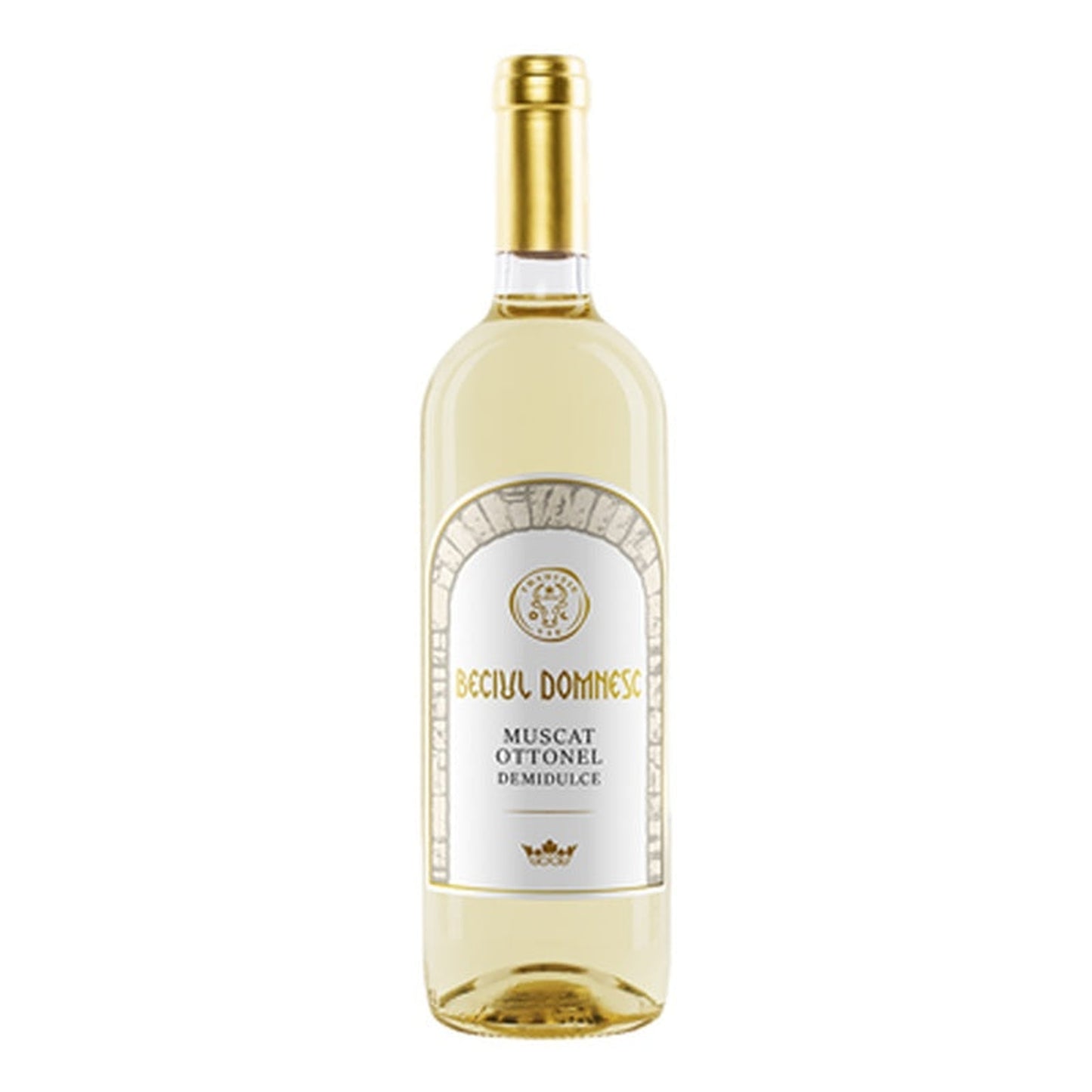 BECIUL DOMNESC Muscat Ottonel Vin Alb Demidulce SGR 0,75 L