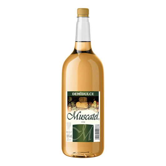 BECIUL DOMNESC Muscatel Vin Alb Demidulce SGR 2 L