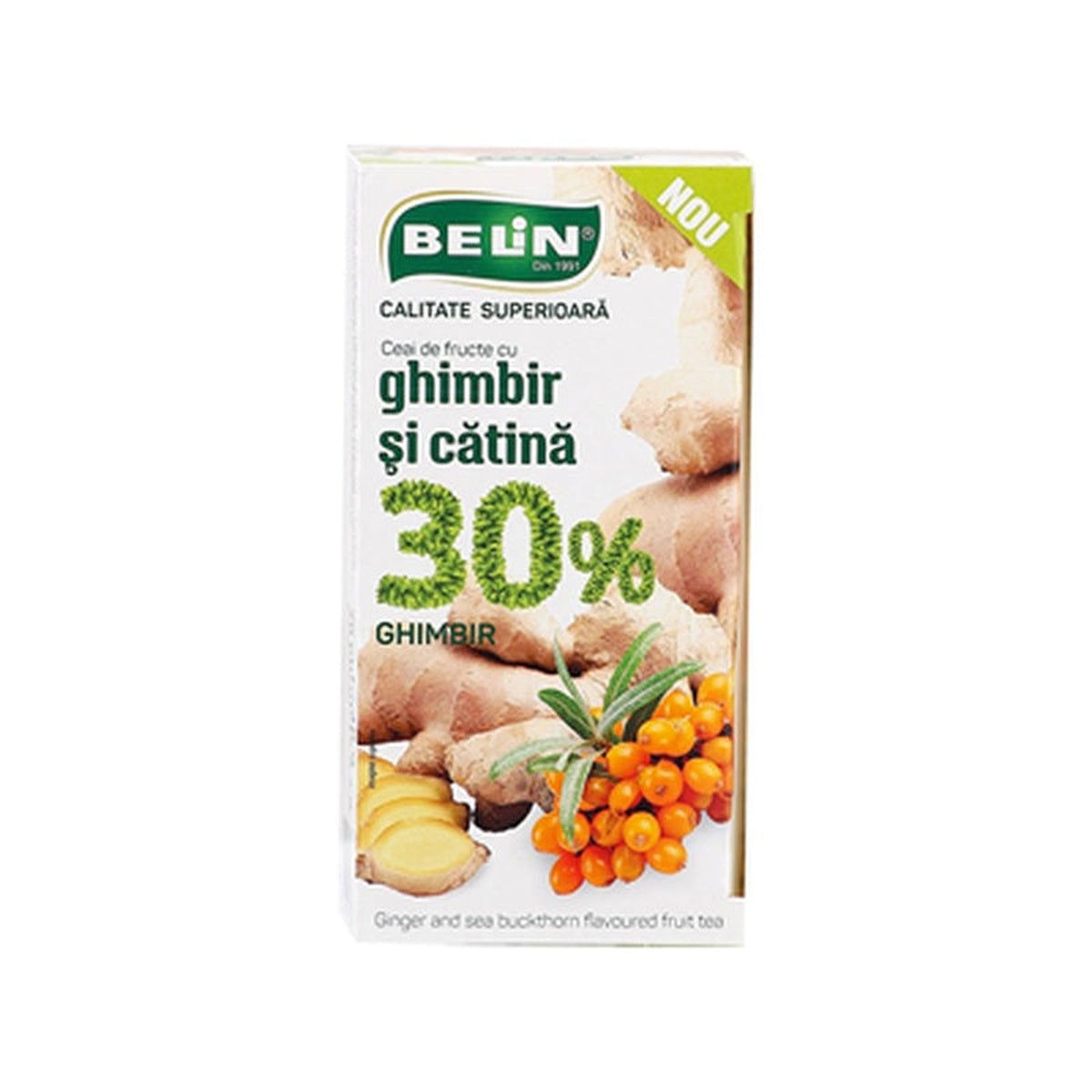 BELIN Ceai Fructe cu Ghimbir si Catina 40 g
