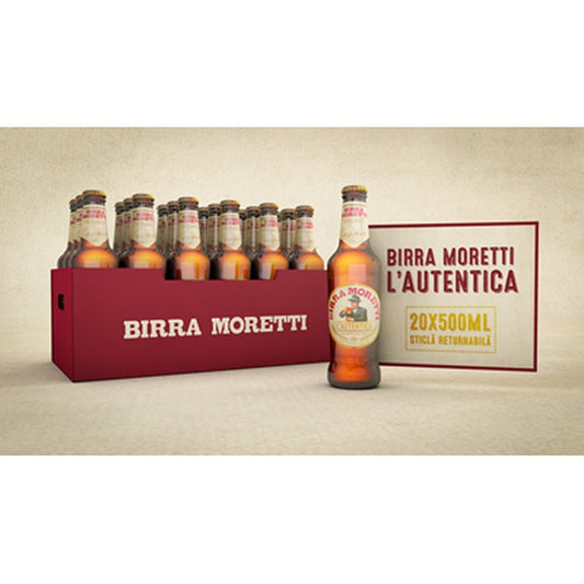 BIRRA MORETTI Bere Sticla Returnabila  0,5 L