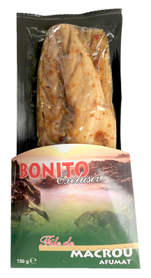 BONITO File de Macrou Afumat 150 g