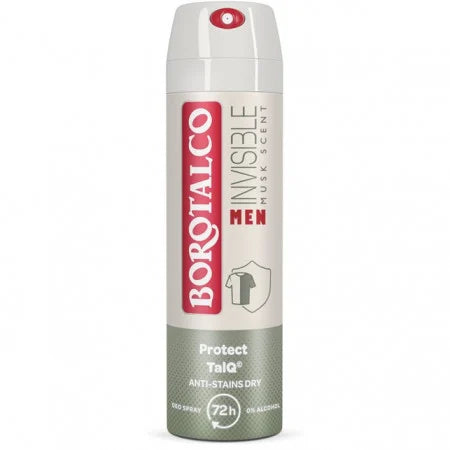 BOROTALCO Men Deodorant Spray Invisible 150 ml - WALTI