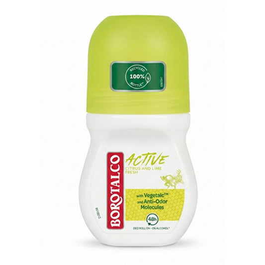 BOROTALCO Deodorant Roll On Active Citrus & Lime 50 ml