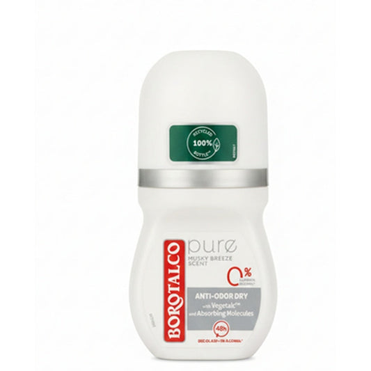 BOROTALCO Deodorant Roll On Pure Clean 50 ml